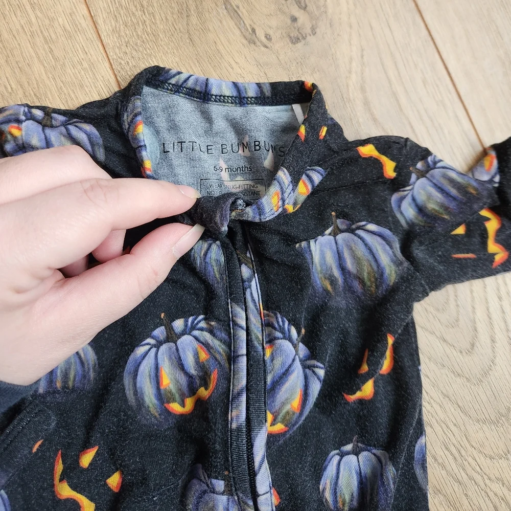 Little Bum Bums Pumpkin Bamboo footies